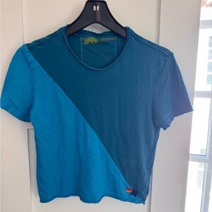 Aviator Nation Blue Colorblock T-Shirt
